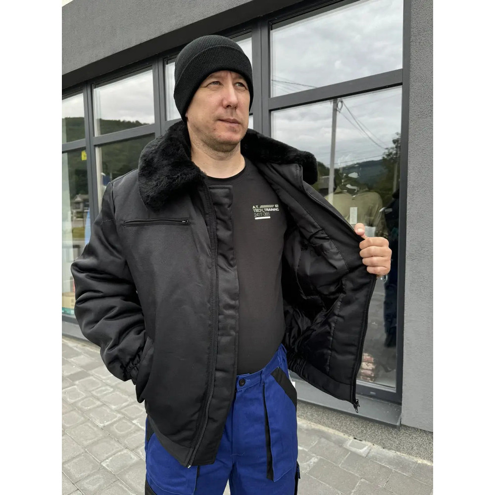 Куртка зимняя Service Odyag на синтепоне PILOT цвет черный 1