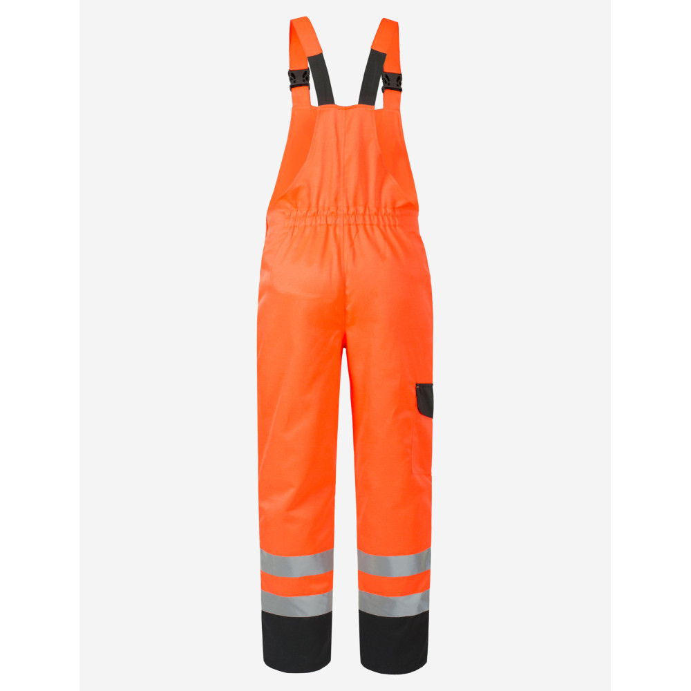 Напівкомбінезон сигнальний FLASH оранжево-чорний Service Odyag