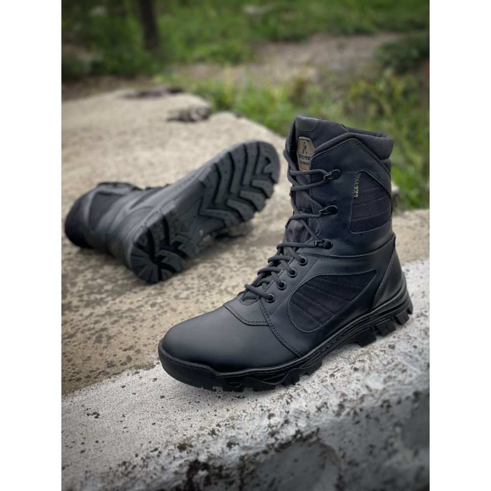 Берцы кожа весна лето Service Odyag демисезон Гладиатор черные койот