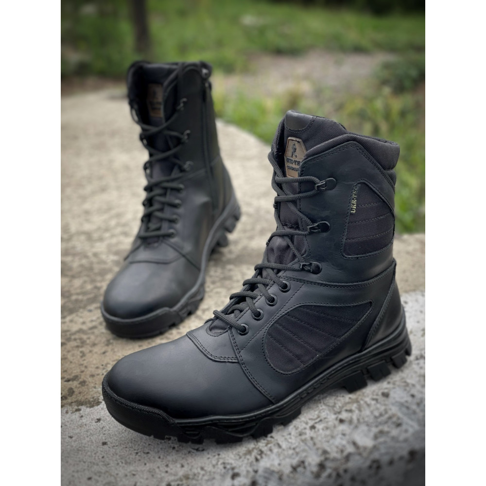 Берцы кожа весна лето Service Odyag демисезон Гладиатор черные койот