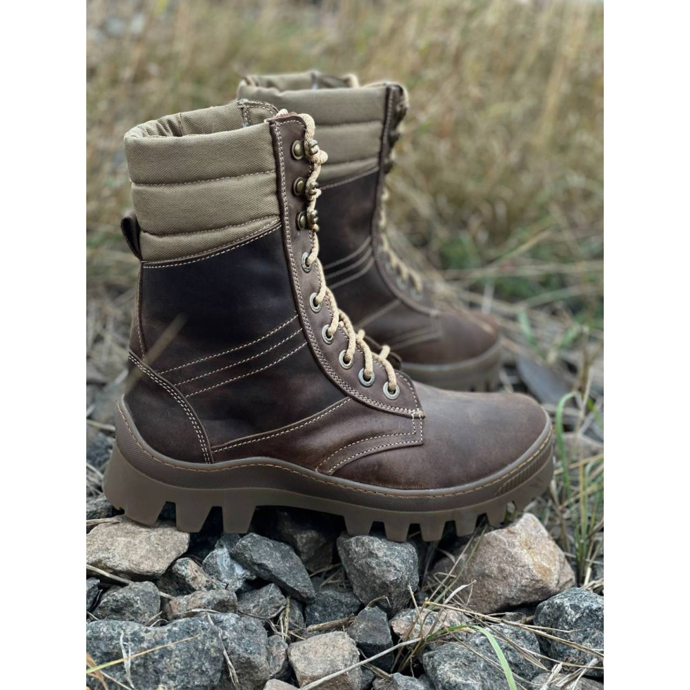 Берцы зимние на меху Service Odyag Ястреб Койот