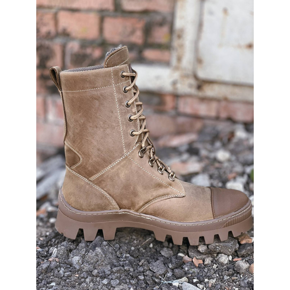 Берцы зимние на меху Service Odyag Kiborg койот