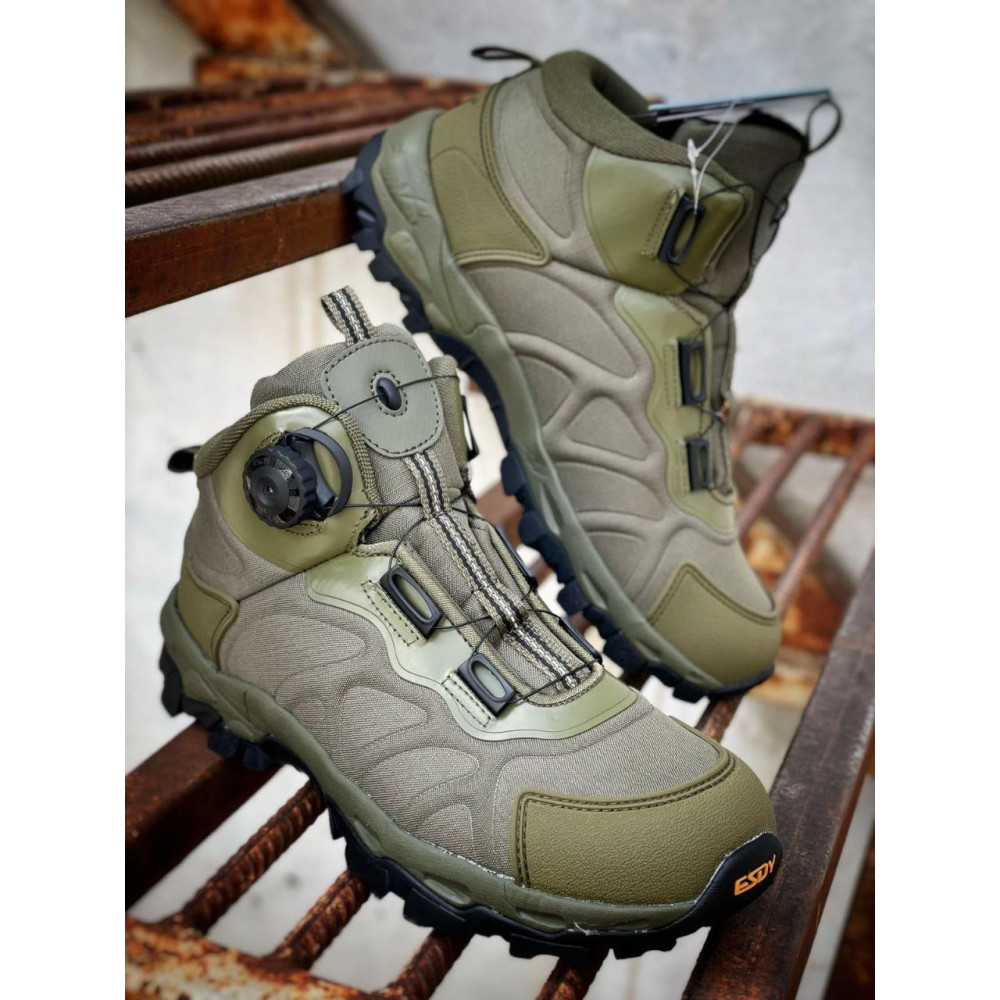 Ботинки Esdy Service Odyag на автозавязке мембрана цвет Койот Олива