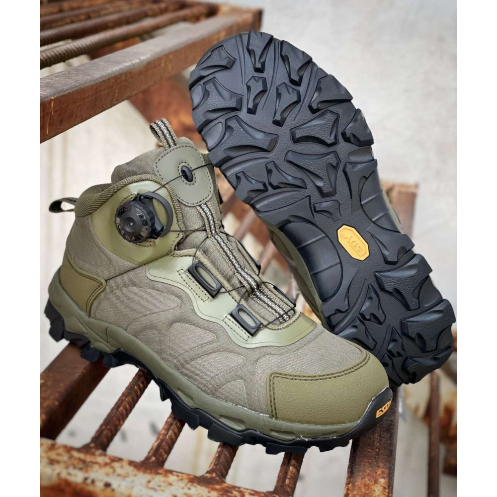 Ботинки Esdy Service Odyag на автозавязке мембрана цвет Койот Олива