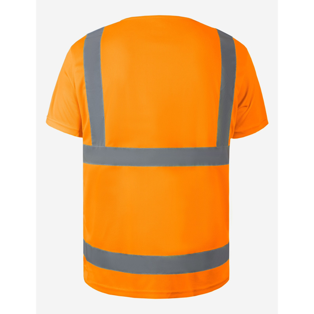 Футболка Service Odyag сигнальная INSIGHT FLASH Plus оранжевая hi-viz