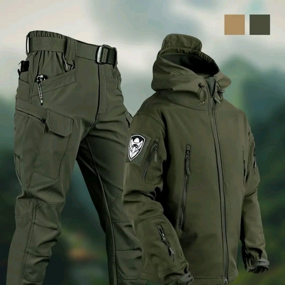 Костюм Softshell на флисе олива хаки черный койот качество Китай