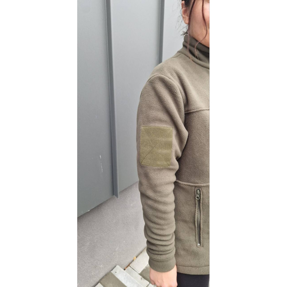 Кофта флісова на блискавці Жіноча Service Odyag хакі чорний темно-синій