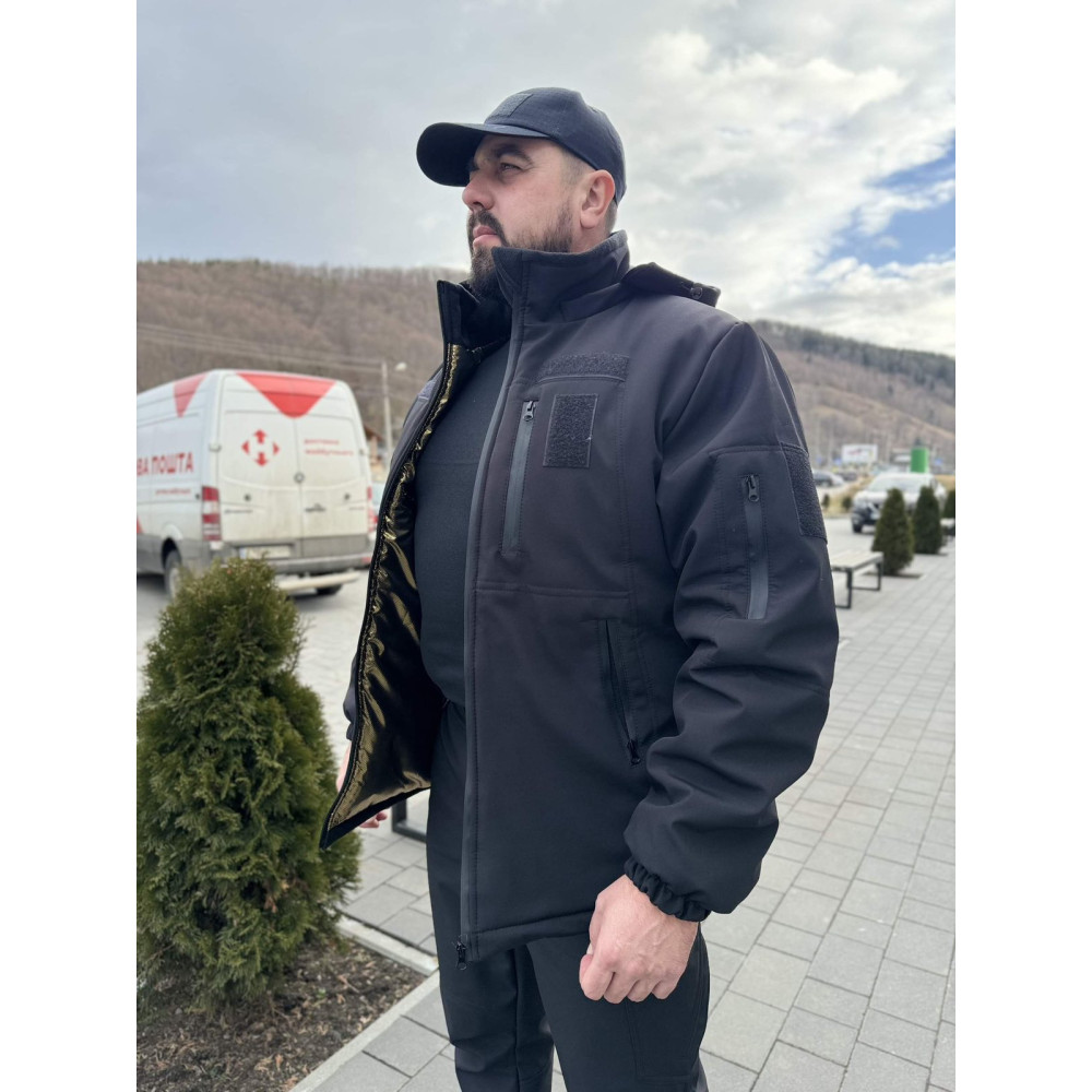 Куртка бушлат зима синтепон Service Odyag подклад омни хит Omni-Heat до -30 градусов