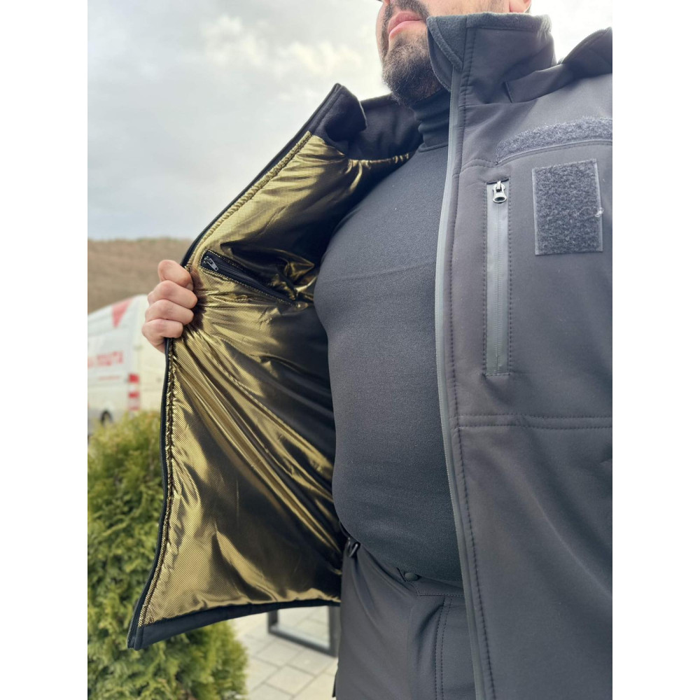 Куртка бушлат зима синтепон Service Odyag подклад омни хит Omni-Heat до -30 градусов