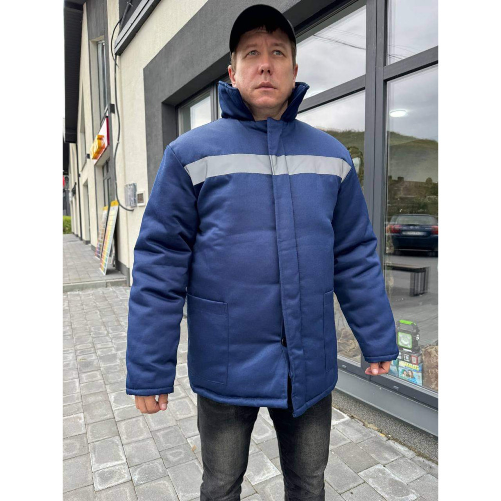 Куртка зимова Service Odyag на синтепоні з СВП смугою Superteplo