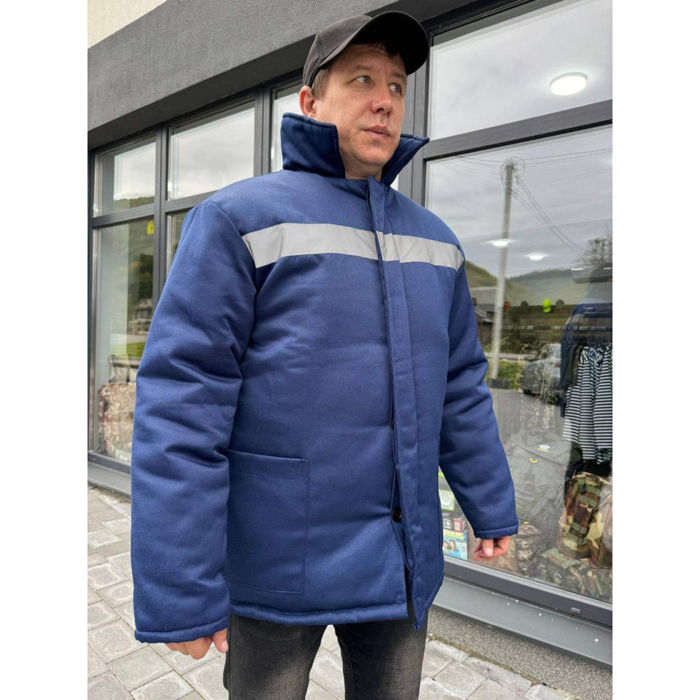 Куртка зимова Service Odyag на синтепоні з СВП смугою Superteplo