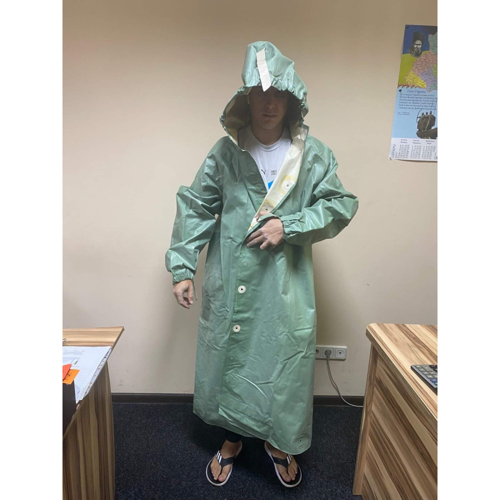 Плащ прорезиненный влагозащитныйй Service Odyag ОЗК защита химия, вода р.1